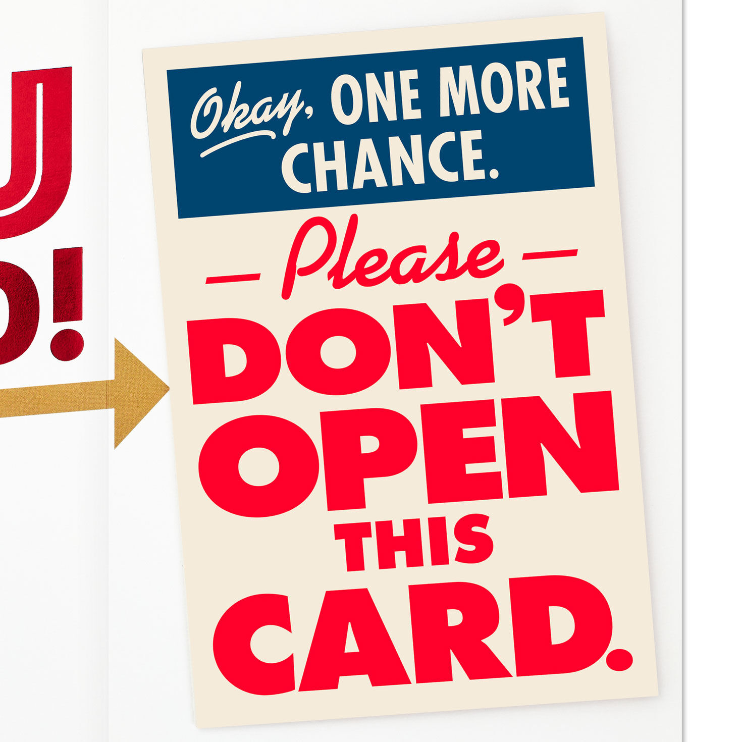 Do Not Look Funny Birthday Card with Mini Cards, , large image number 3