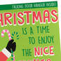 Naughty or Nice Talking Door Hanger Christmas Card With Sound, , large image number 8