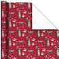 Disney Tim Burton's The Nightmare Before Christmas Characters on Red Wrapping Paper Roll, 25 sq. ft., , large image number 1