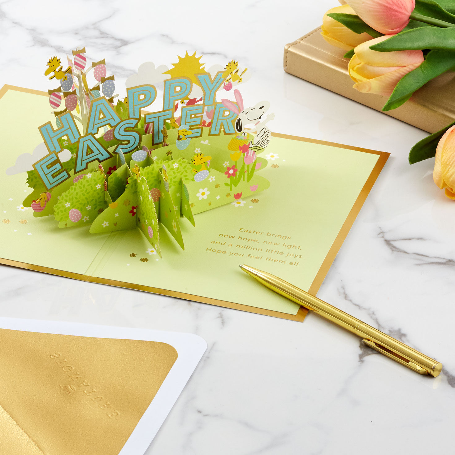 Peanuts&reg; Snoopy and Woodstock Easter Wonders 3D Pop-Up Easter Card, , large image number 8