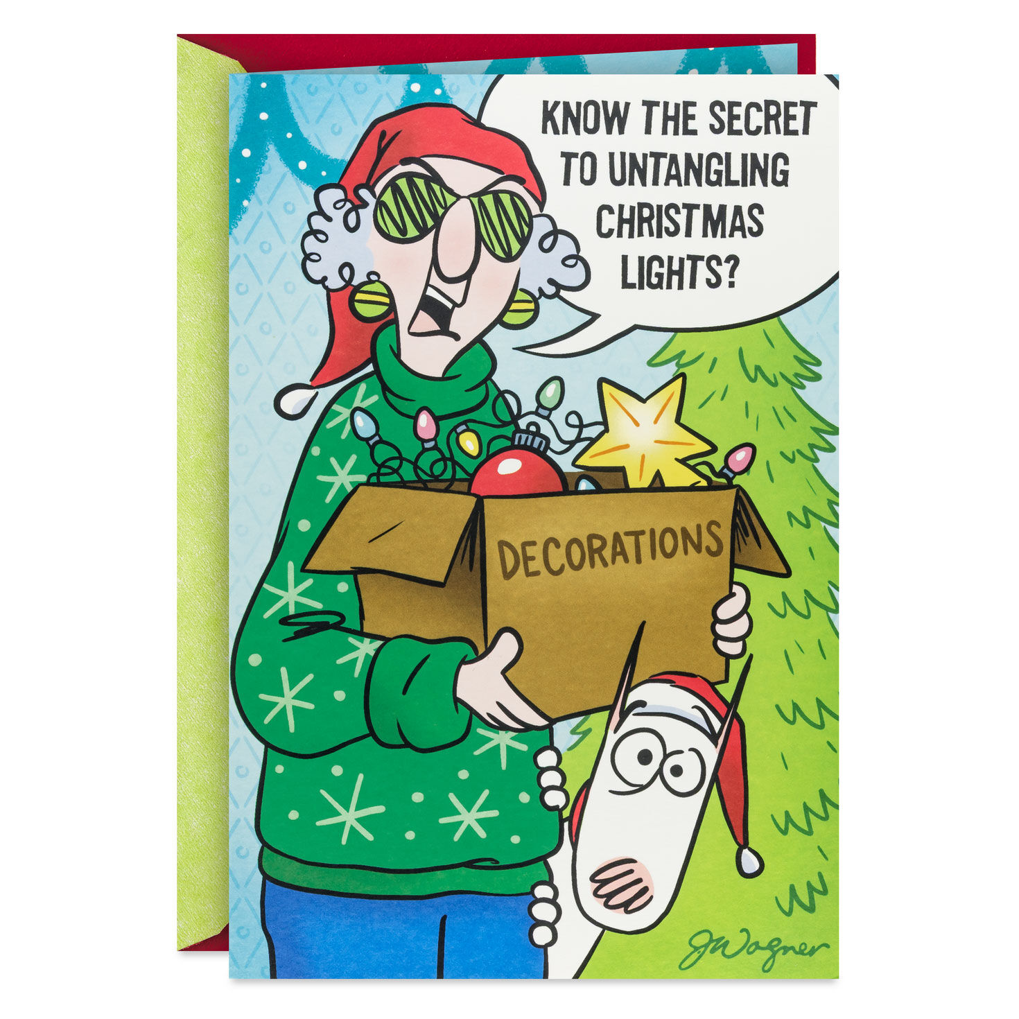 Maxine Ignore the Annoying Stuff Funny Pop-Up Christmas Card