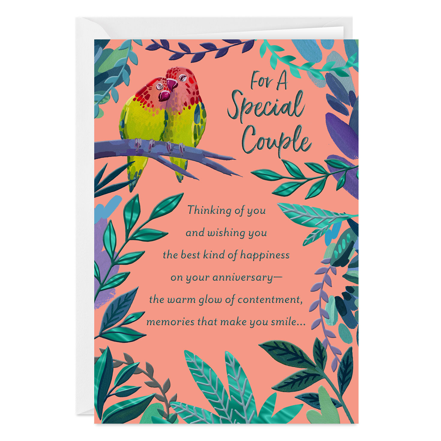 Blessing Every Season Religious Custom Anniversary Card for Couple