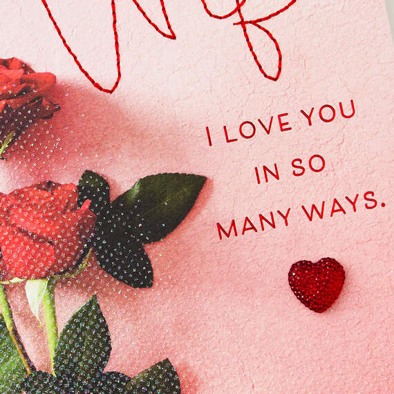 Love You in So Many Ways Valentine's Day Card for Wife, , large image number 4