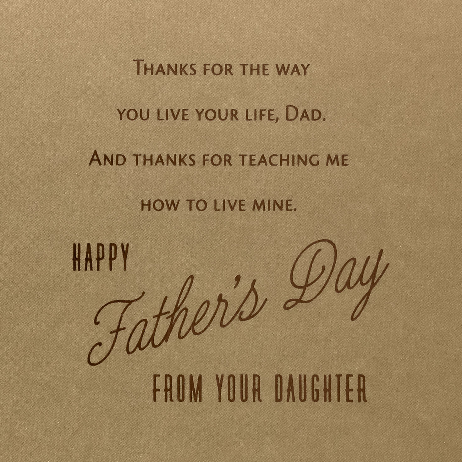 Banner on Blue and Silver Dad Father's Day Card From Daughter sentiment image number 3