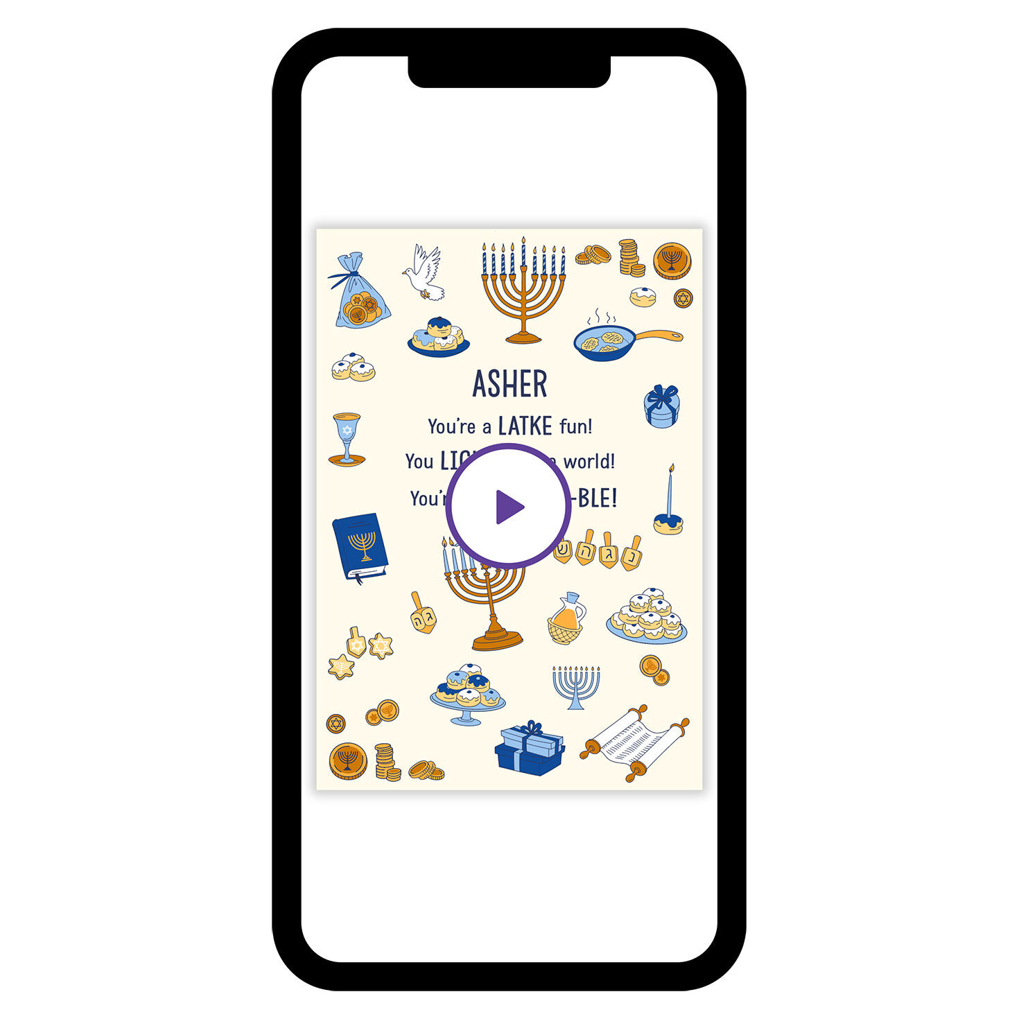 You're a Latke Fun Hanukkah eCard