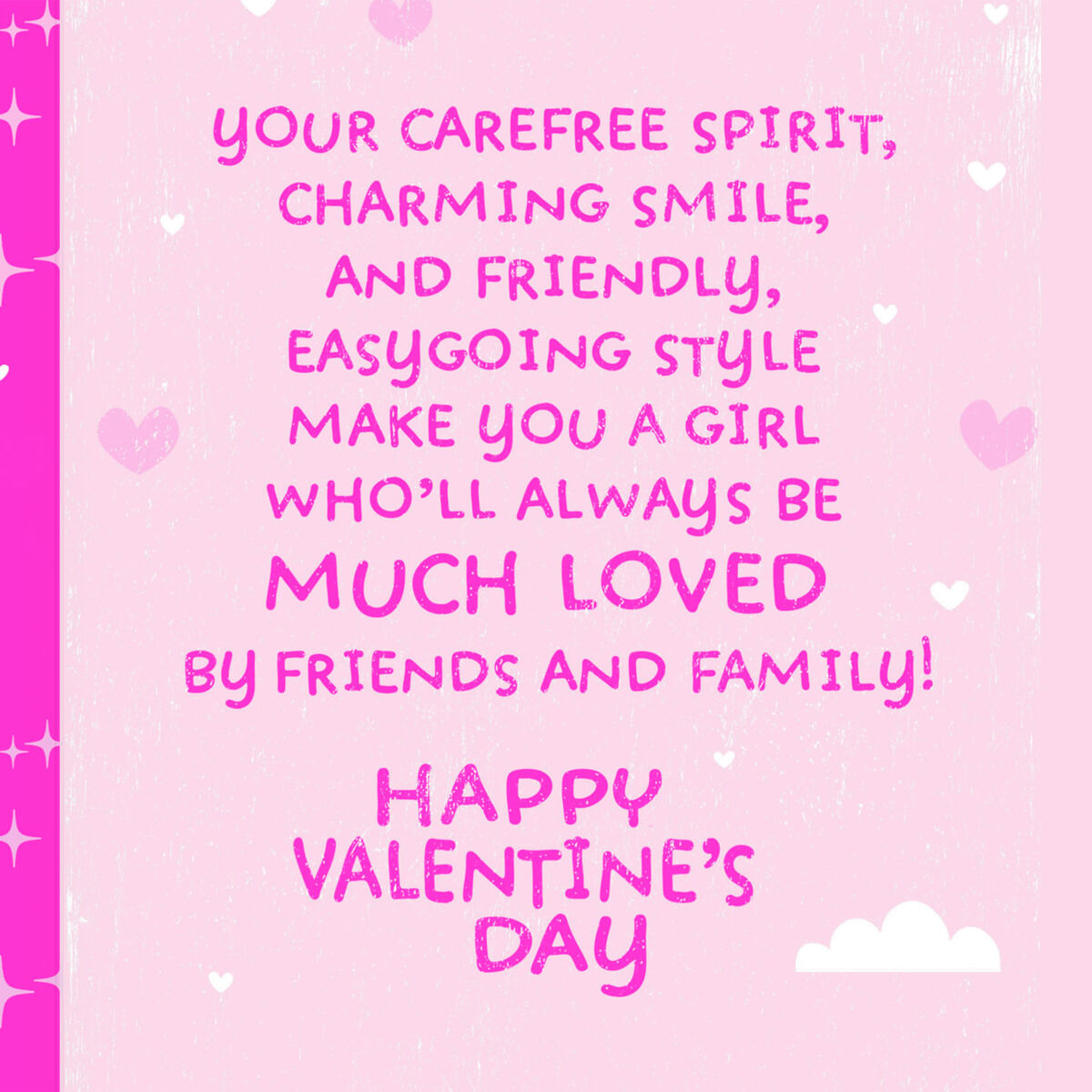 You'll Always Be Much Loved Valentine's Day Card for Niece - Greeting