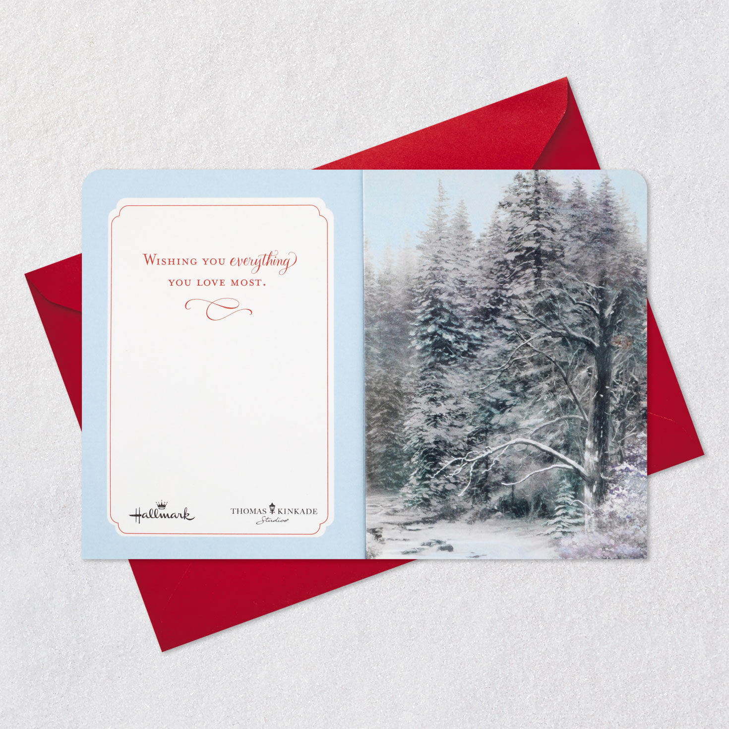 Thomas Kinkade Musical 3D Pop-Up Christmas Card With Light Thomas Kinkade Musical 3D Pop-Up Christmas Card With Light