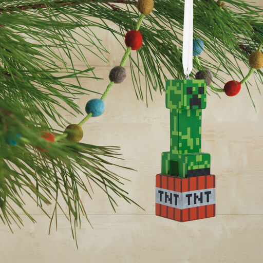 Minecraft Creeper on TNT Hallmark Ornament, 