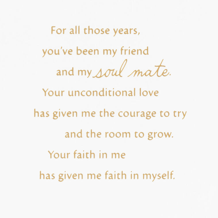 My Friend and My Soulmate 60th Anniversary Card for Spouse, , large image number 2