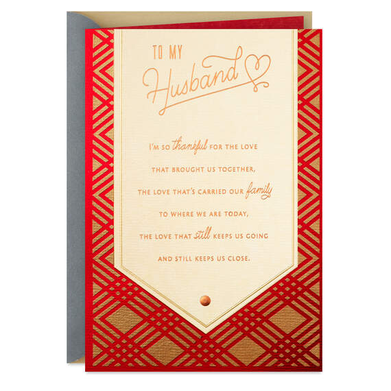 Thankful for Your Love Father's Day Card for Husband, , large image number 1