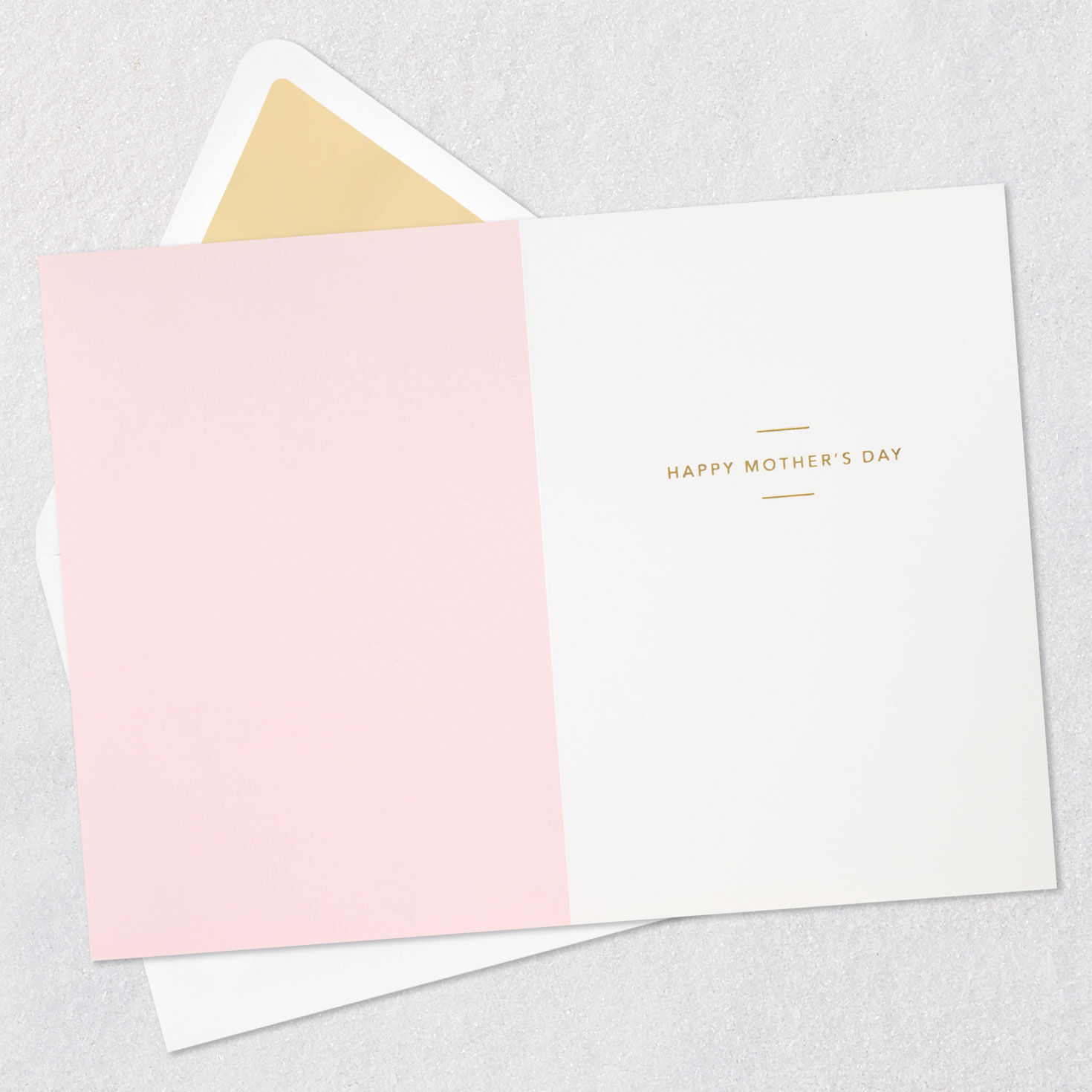 Floral and Blush Quilled Paper Mother's Day Card open card with envelope image number 3