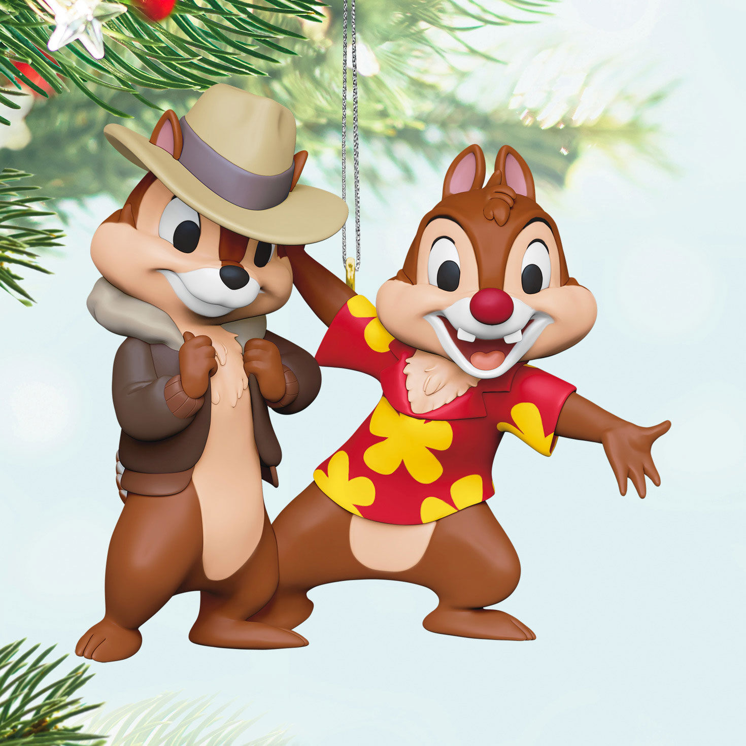 Chip n Dale Rescue Rangers Keepsake Ornament Hanging on tree image number 2