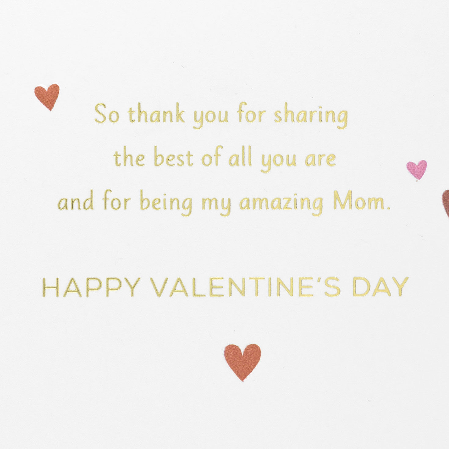 Cub and Mama Bear Hug Mom Valentine's Day Card Sentiment image number 3