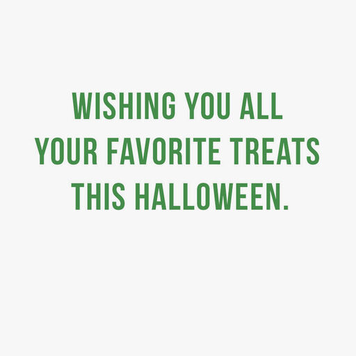 All Your Favorite Treats Funny Halloween Card, 