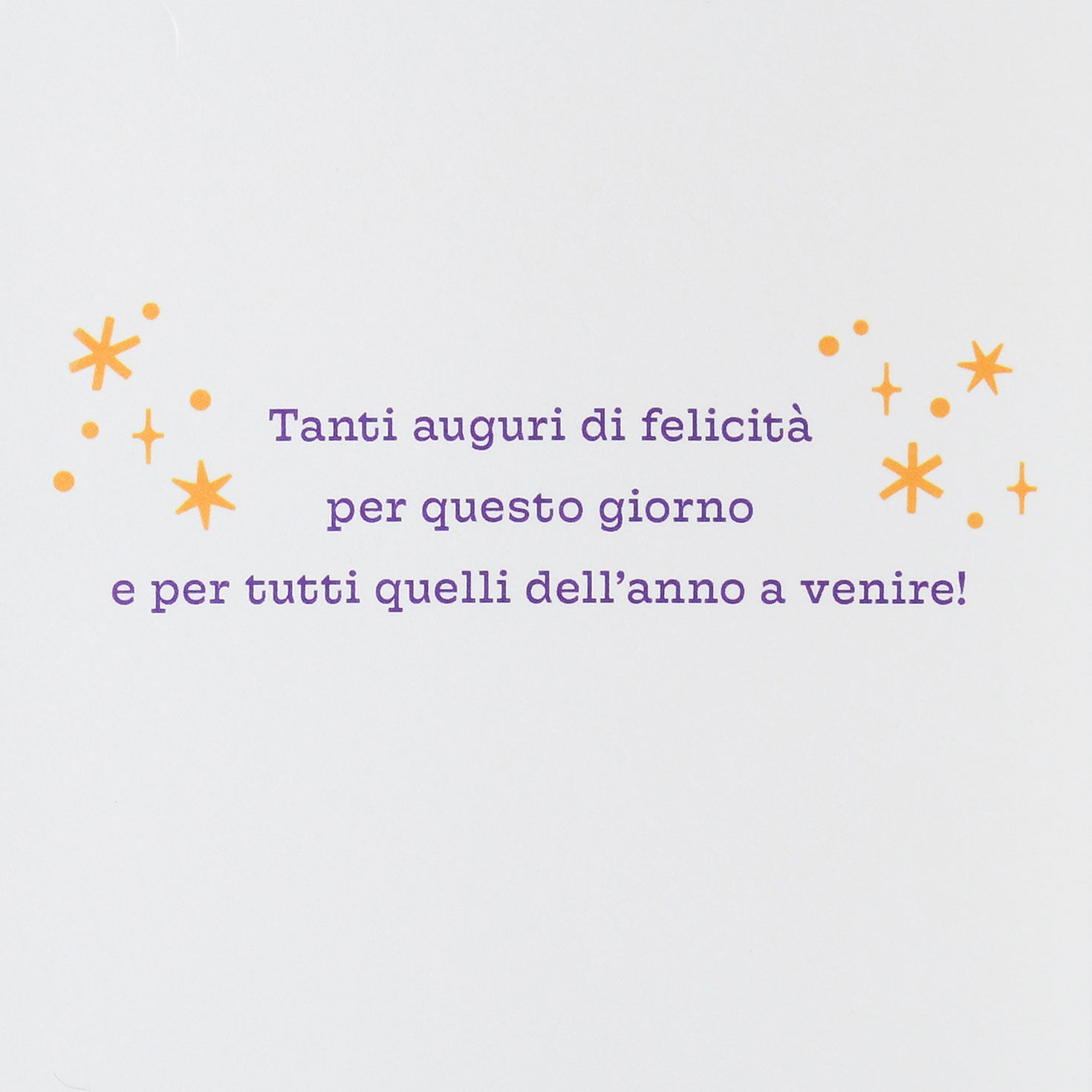 Lots of Happiness Italian-Language Birthday Card, , large image number 2