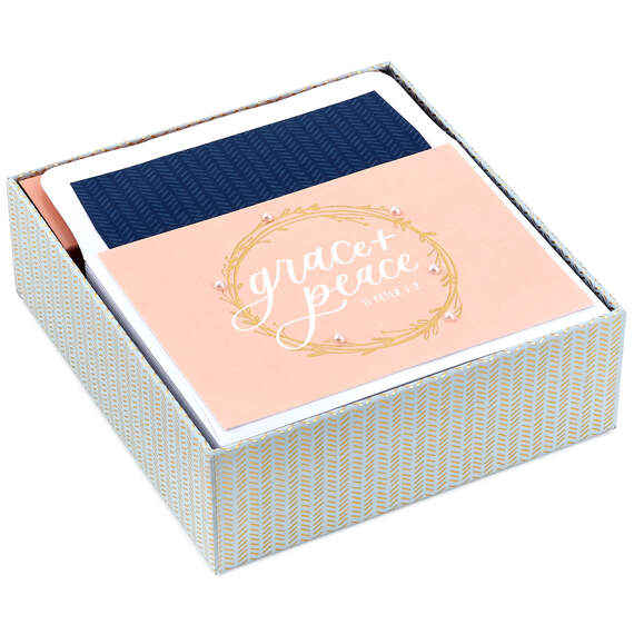 Grace and Peace Religious Boxed Blank Note Cards, Pack of 8, , large image number 5