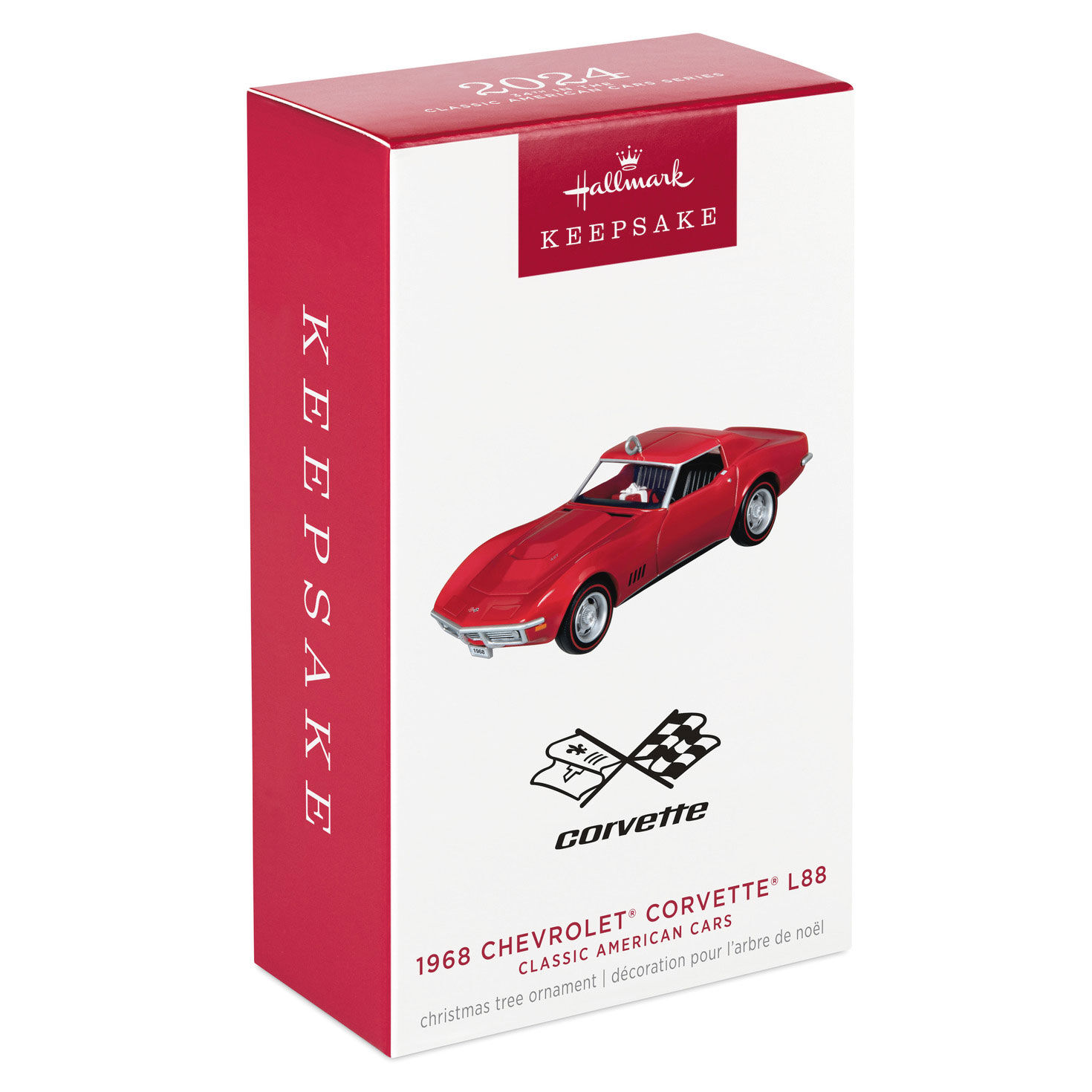 Classic American Cars 1968 Chevrolet&reg; Corvette&reg; L88 2024 Metal Ornament, , large image number 7