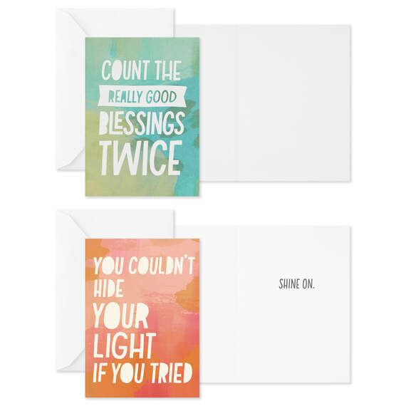 Abstract Collage Boxed Encouragement Cards Assortment, Pack of 12, , large image number 3
