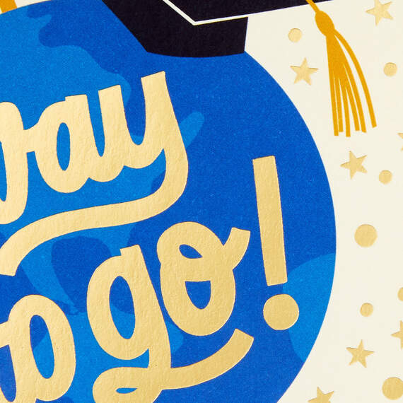 Blue Globe Way to Go Graduation Cards, Pack of 10, , large image number 4
