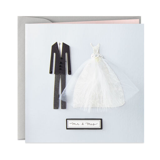 Your New Life as Mr. and Mrs. Wedding Card, 