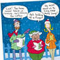 Flipping Christmas Spirit Carolers Funny Christmas Card, , large image number 4