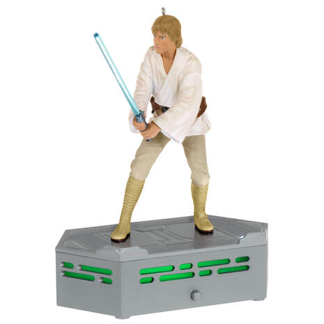 Star Wars: A New Hope™ Collection Luke Skywalker™ Ornament With Light and Sound, , large