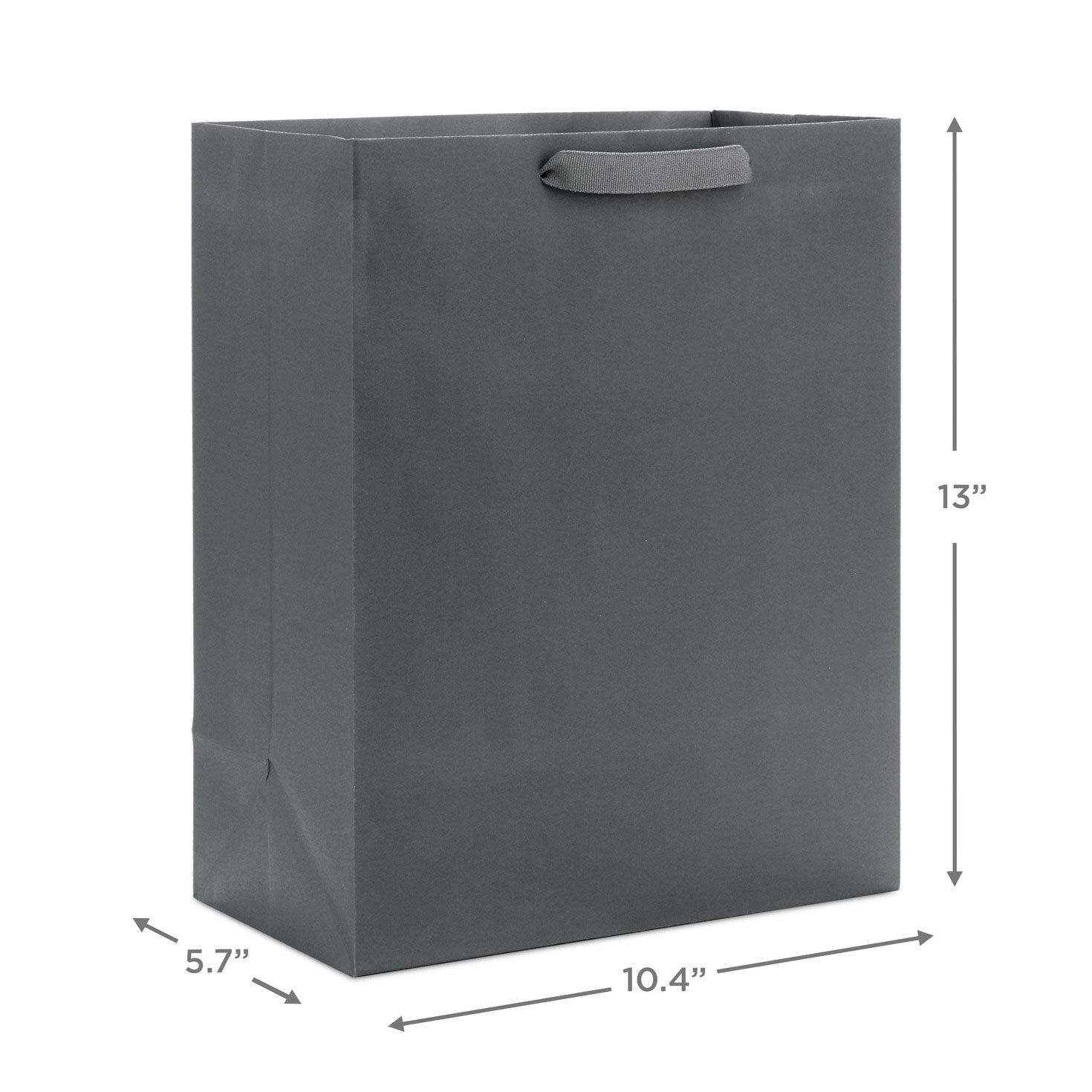 13" Gray Large Gift Bag for only USD 4.49 | Hallmark