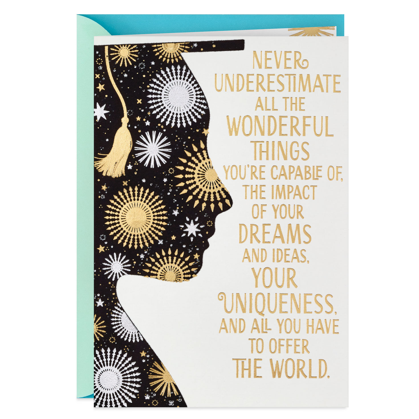 Never Underestimate Yourself Graduation Card