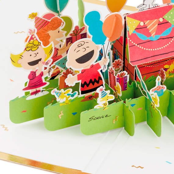 Peanuts® Gang Celebrating You 3D Pop-Up Birthday Card, , large image number 4