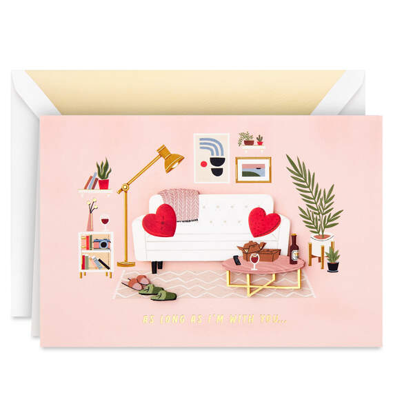 Every Day Is Valentine's Day With You Valentine's Day Card, , large image number 1