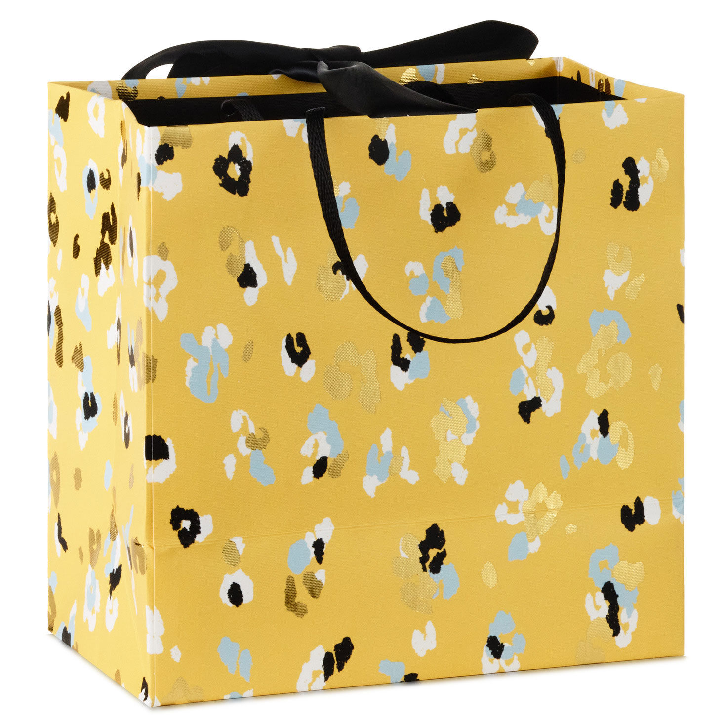Modern Animal Print Medium Square Gift Bag back image number 6