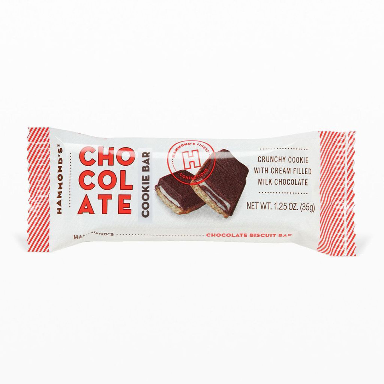 Hammond's Milk Chocolate Cookie Bar, 1.25 oz. Candy & Chocolate