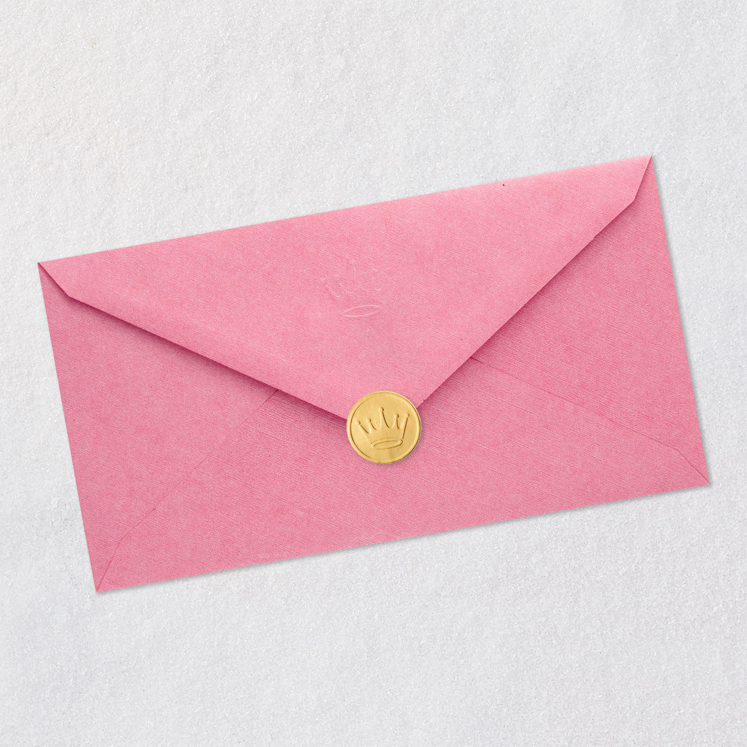 Pink Flower on Orange Mami Mother's Day Card in Spanish Envelope Back with Seal image number 8