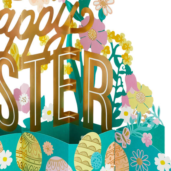 Jumbo Happy Easter 3D Pop-Up Easter Card, , large image number 4