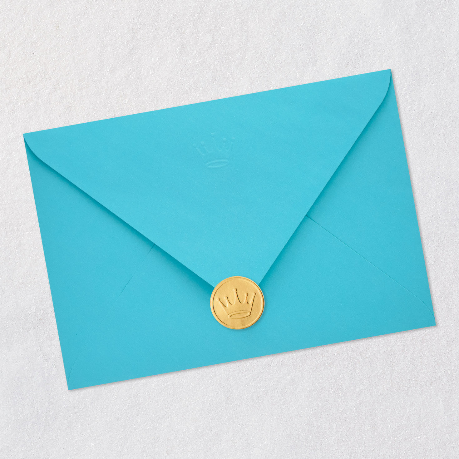 Big and Little Sneakers First Father's Day Card Envelope Back with Seal image number 8