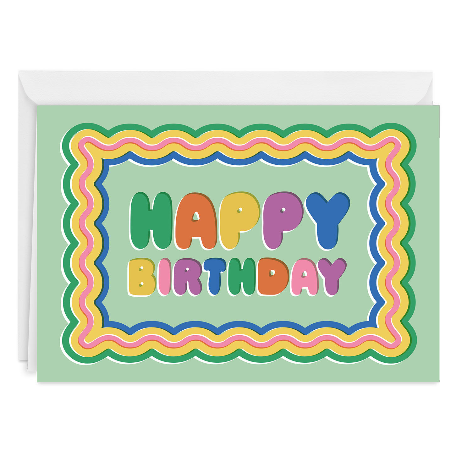 Bold Bubble Ripples Custom Birthday Card for only USD 4.99 | Hallmark