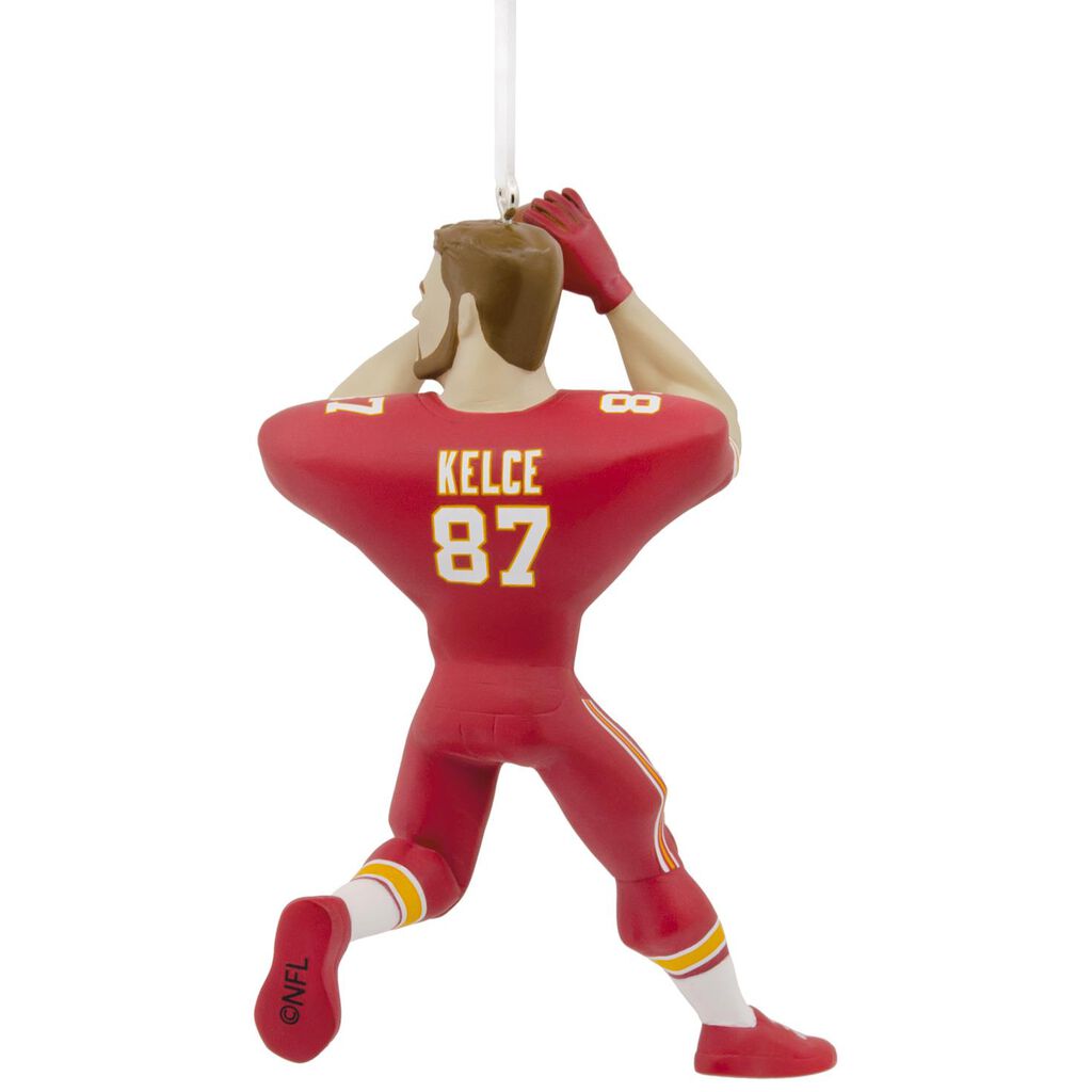 nfl kansas city chiefs travis kelce hallmark ornament gift
