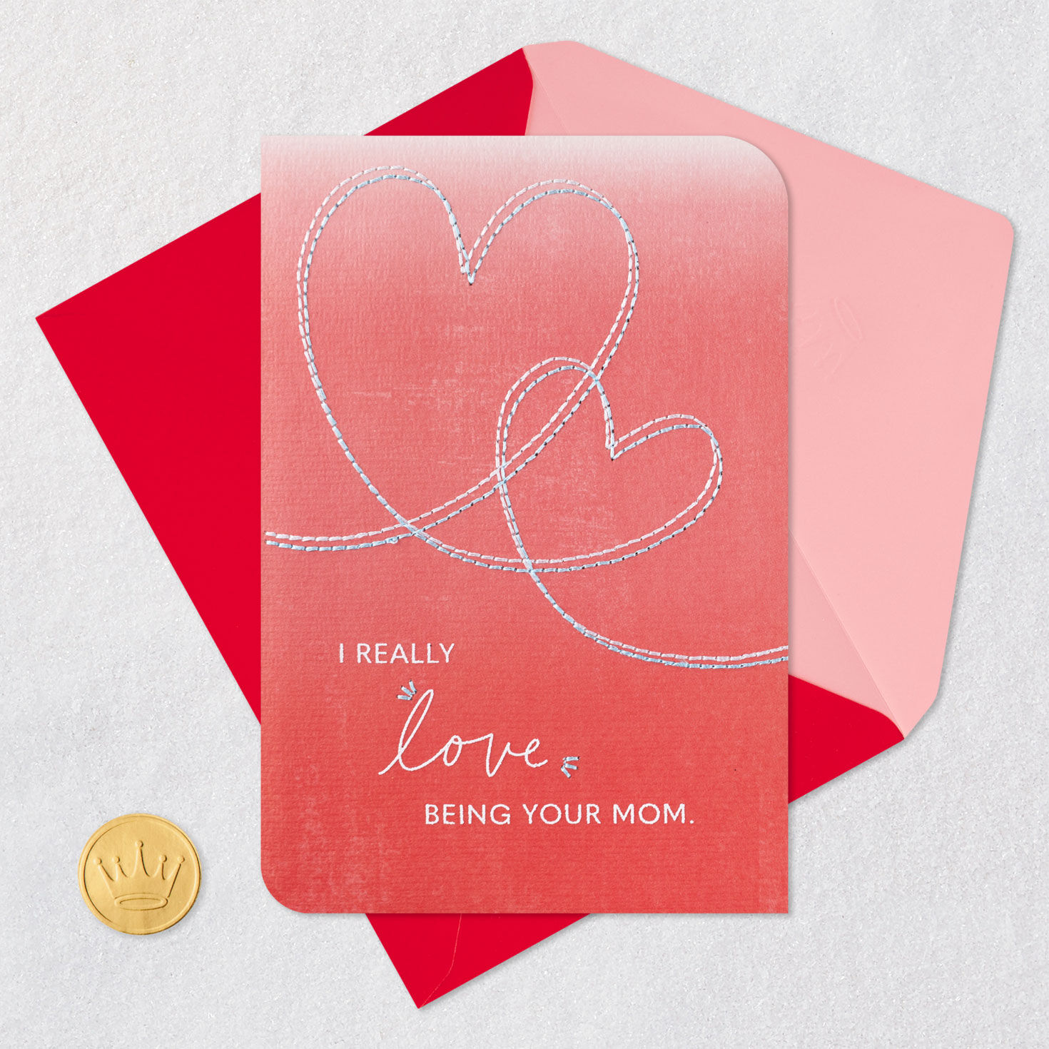 My Love Goes With You Valentine's Day Card From Mom for only USD 6.99 | Hallmark