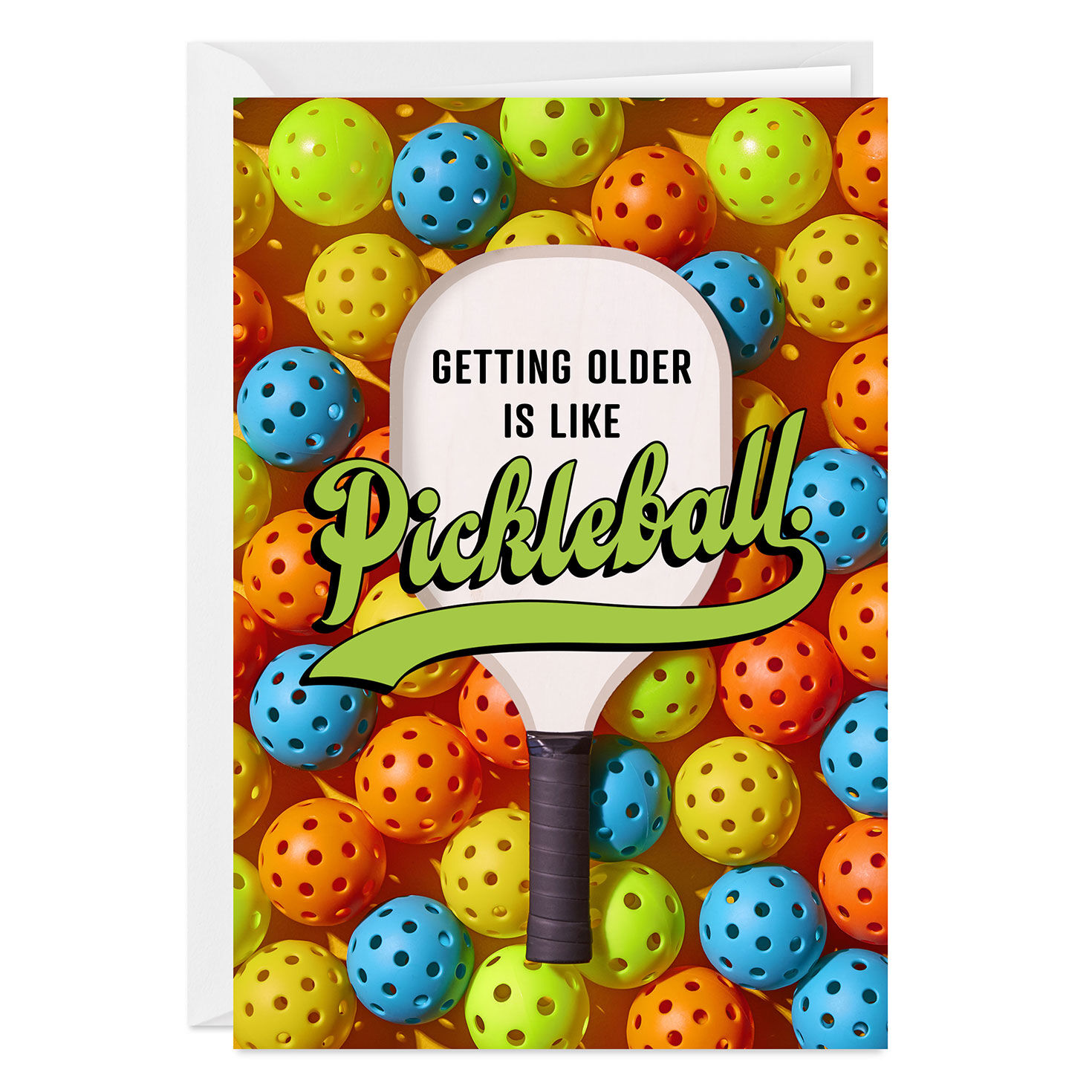 Pickleball Funny Custom Birthday  Card
