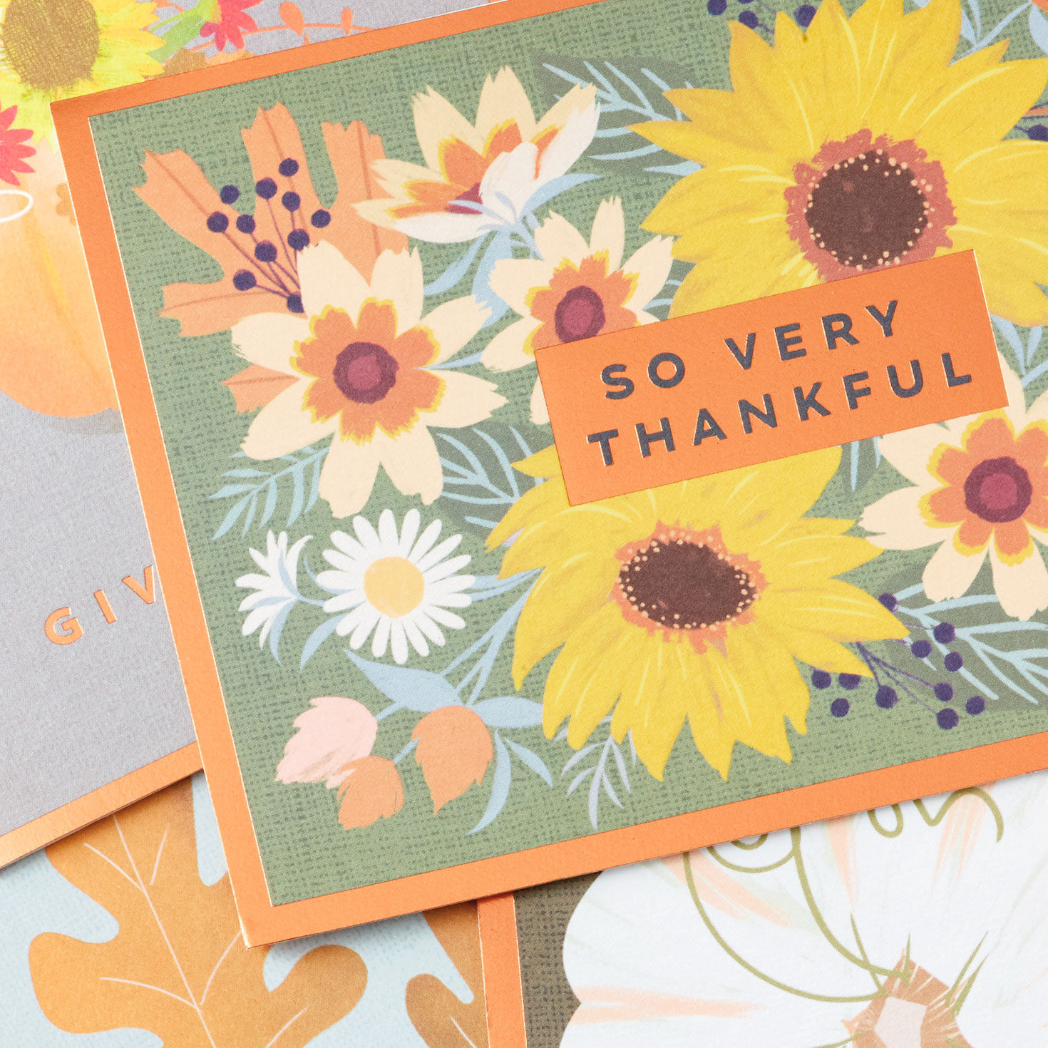Autumn Botanicals Assorted Thanksgiving Cards, Pack of 36, , large image number 6