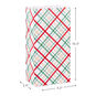 Plaid/Fa La La Christmas Goodie Bags With Stickers measurement image number 3