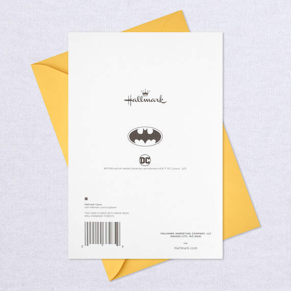 DC Comics™ Batman™ Legendary Birthday Card With Magnet, , large image number 8