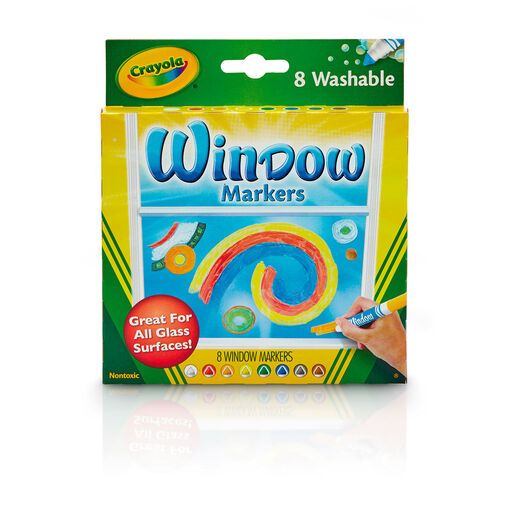 Crayola® Washable Window Markers, 8-Count, 