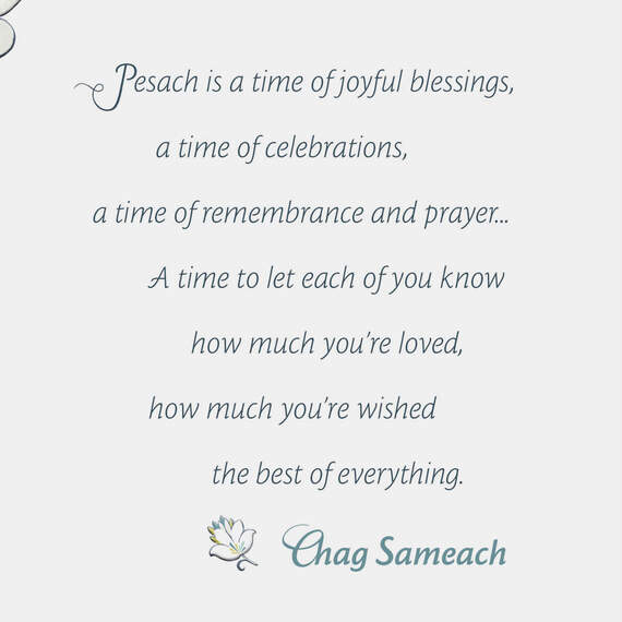 Joyful Blessings Passover Card for Daughter and Family, , large image number 2