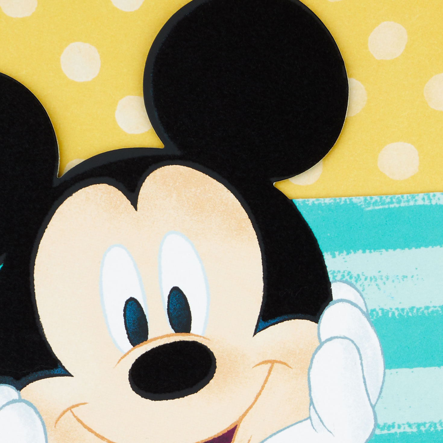 Disney Mickey Mouse Smiling From Ear to Ear Birthday Card, , large image number 4