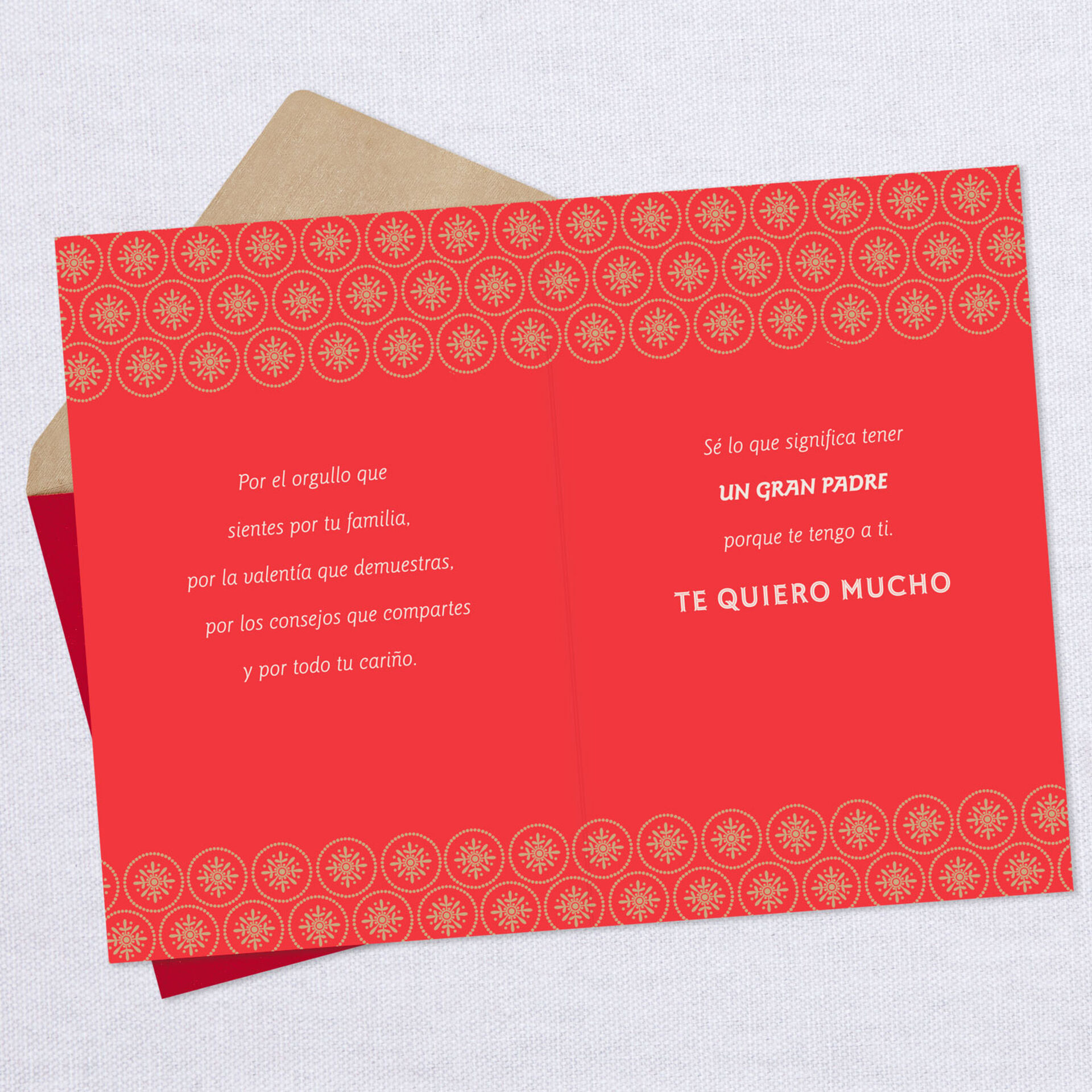 How Much I Admire You Spanish Language Christmas Card For Dad Greeting Cards Hallmark