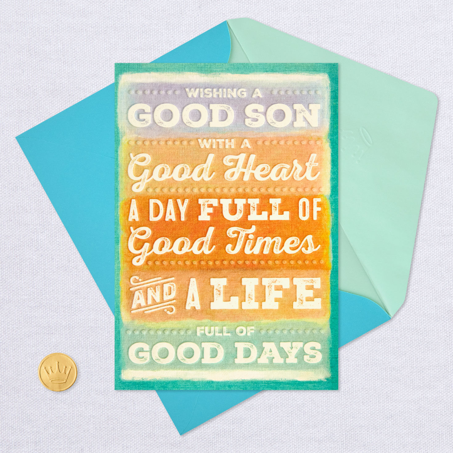 It's All Good Birthday Card for Son for only USD 3.99 | Hallmark