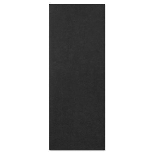 Solid Black Tissue Paper, 8 sheets, 