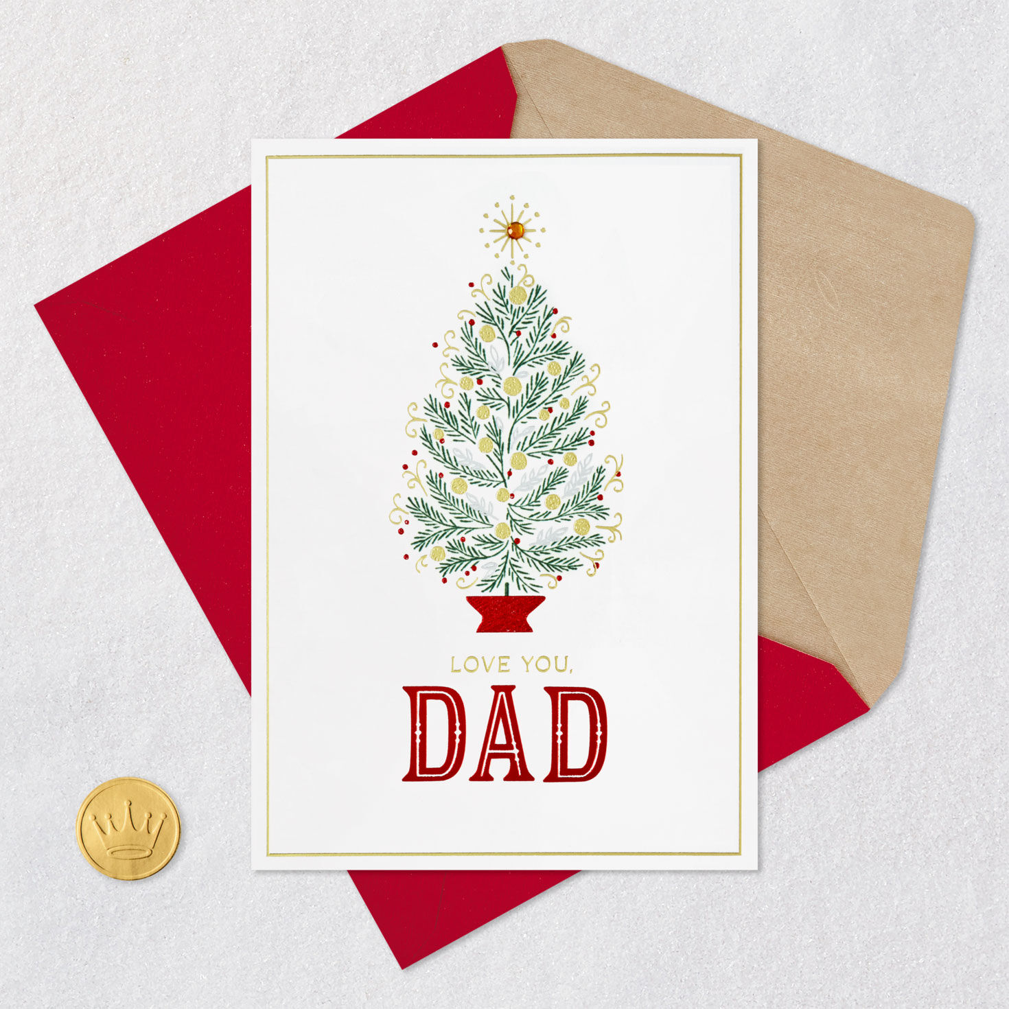 You're So Loved Christmas Card for Dad, , large image number 6