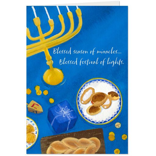 Blessed and Wonderful Hanukkah Card, 